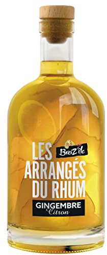 Breiz'Ile - Les arrangés du rhum - Gingembre Citron - Punch au rhum - 28,0% Vol. 70cl