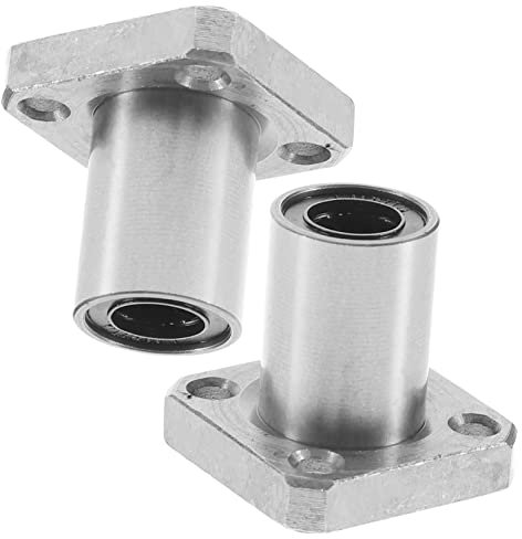 OUNONA 2stücke Linearführung Kugellager Drucker Linearlager Mit Flansch Kugellagerbuchse Für Linearführung Zubehör Drucker
