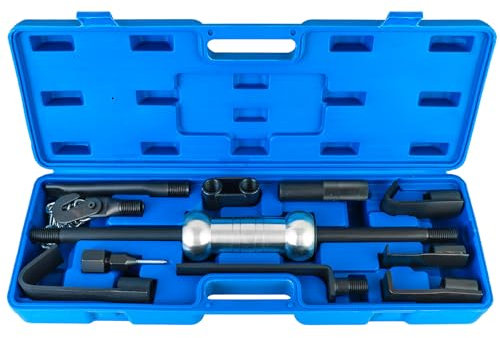weyleity Set di 13 estrattori per ammaccature a martello scorrevole resistente | Kit di strumenti per riparazione carrozzeria da 4,5 kg, set di martelli scorrevoli per ammaccature, strumenti per la