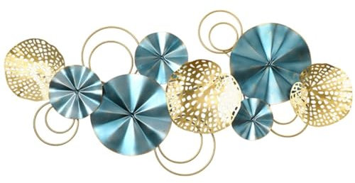 Wandskulpturen Wanddeko Wandornament Metall-Wand-Kunst-Dekor, Wandbehang, Kreative Handgefertigte Wandskulptur, Hängende Metall-Wand-Kunst, Wanddekoration Wandschmuck Wanddekoration