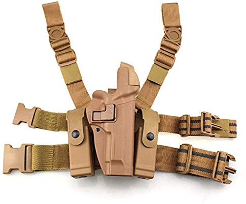 ANSNOW Taktisches Beinholster Rechtshänder Paddel Oberschenkelgürtel Level 3 Schloss Dutyenholster Mit Magazin Taschenlampentasche/Beretta 92/96/M9/M9A1