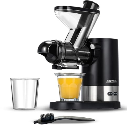 MPM Slow Juicer MSO-17 | 450 W, 60 U/min, Zwei Einfüllöffnungen