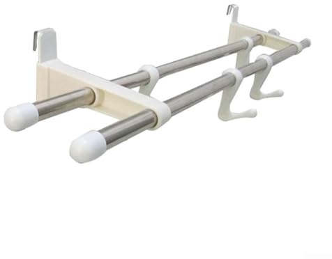 Radiator Towel Racks, Compact Radiator Towel Hanger Anti Slip Scratch Over Door Towel Rail Hanging, Storage Holder for Heating Radiator(Double pole) Show Double pole