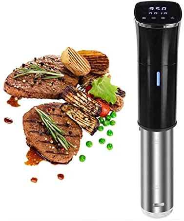 7LiuYueFei6 Cuiseur sous Vide, Appareil étanche IPX7, thermoplongeur à Chauffage Rapide, cuiseur précis, appareils sous Vide à Immersion, 1800 W
