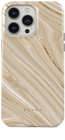 BURGA Handyhülle für iPhone 13 Pro – Unisex Hybrid-Schutzhülle mit stoßdämpfendem TPU & kratzfester Außenschale, erhöhter Displayrand, MagSafe-kompatibel, kabelloses Laden, stylisches Design