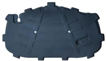 Coussin isolant Pour A3 S3 RS3 8V Pour Sportback 2013-2020 Isolation Phonique Thermique Du Capot Moteur Coussinet En Coton Capot insonorisant(Style B)