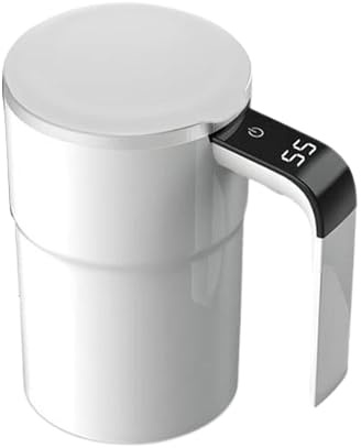Dopsyesn Taza de Autoagitación,Taza de Café Portátil con Display Automático de Temperatura | Mezclador de Bebidas para Hogar y Oficina | Para Cacao Té Chocolate Caliente Y Zumos