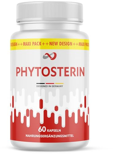 Phytosterin Kapseln | kombination hochwertiger Zutaten | einfache Anwendung | 60 Kapseln