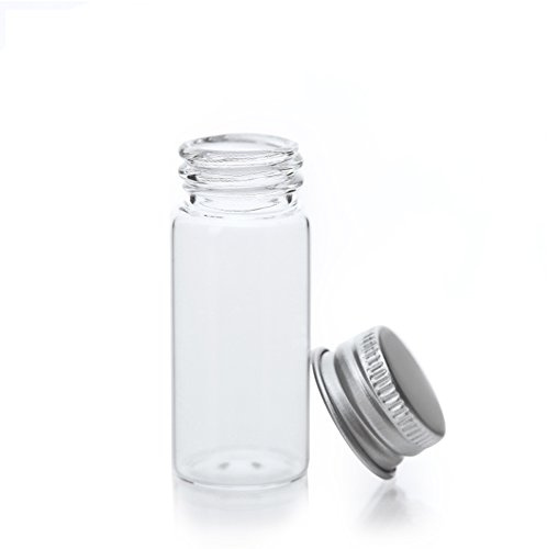 HugeStore 10 ML Leer Kleine Kunststoff Flaschen mit Schraubverschluss Ölflaschen 10 Stück