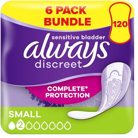Always Discreet Incontinence Pads Small Pack of 120