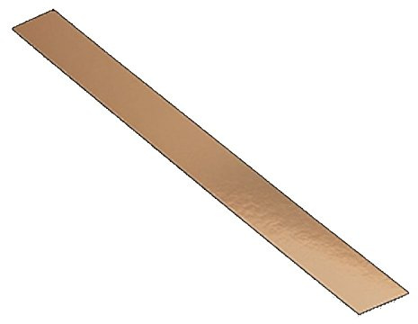 PZ 100 STRISCE DI CARTA COLOR ORO CM 5 X CM 100 IDEALE PER PASTE DOLCI ED ALIMENTI GOLD PAPER STRIPES