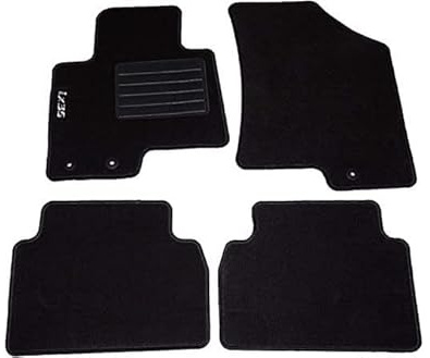 CarMats Nadelfilz-Fußmatten für IX35 – 3 Befestigungen, Schwarz, Wasser- und geruchsabweisend, Passform für Ihr Auto