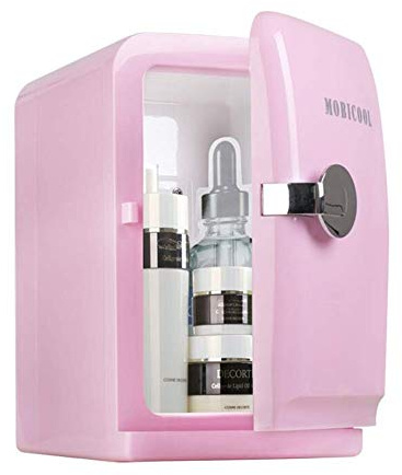 Kievy Car refrigerator Compact, Electric Reefer 5l Portable Mini Fridge Cosmetic Food Heating The Cooling Cooler,Small Household Dormitory Refrigerator