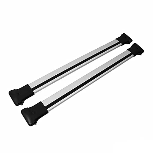 Barres de Toit Transversales Compatible avec Dacia Duster 2018-2024 Aluminium Gris