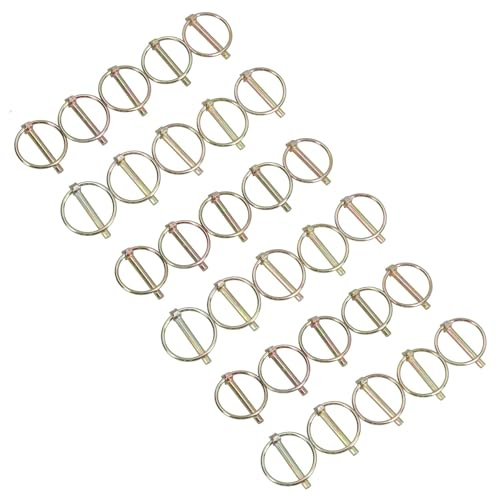 6 mm Lynchstifte, Clips, Verbindungsstifte, Verbindungsstifte, Traktoren, Anhänger, 30 Stück