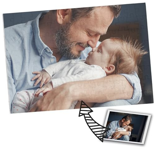Personalised Jigsaw Puzzle - Own Photo A4 size Ideal, Valentines Day Gift, Mothers Day Present, Fathers Day Jigsaw