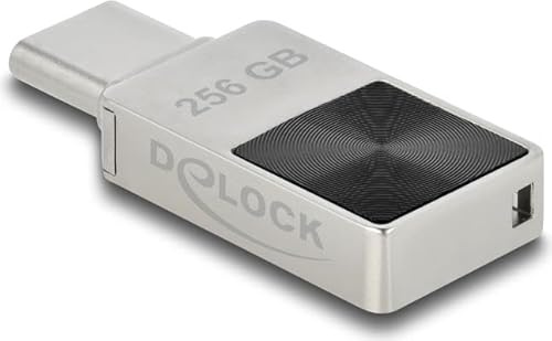 DeLOCK Mini Chiavetta USB 5 Gbps USB-C da 256 GB - Alloggiamento in Metallo