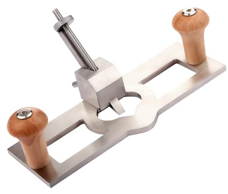 Pialla per fresatrice manuale, regolabile, per lavori in legno, per falegnameria professionale o principianti