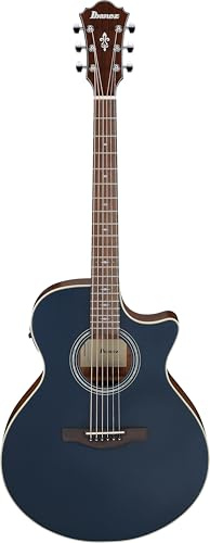 Ibanez AE100-DBF Dark Tide Blue Flat Westerngitarre