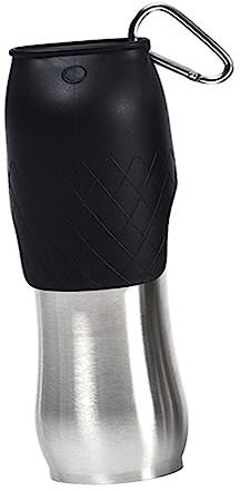 Beaupretty Bouteille Eau Portable pour Animaux Acier Inoxydable Distributeur Eau Pratique pour Chiens Et Chats pour Activités Plein Air