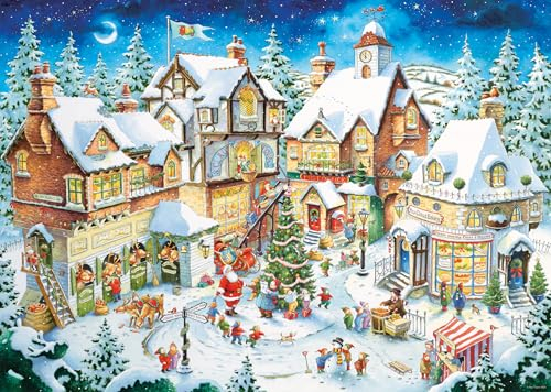 Ravensburger - Puzzle 1000 Pezzi Villaggio di Natale​ | Puzzle Per Adulti E Tutta La Famiglie | Dimensione Di 70x50 Cm | Regalo Adulti | Regali Natale