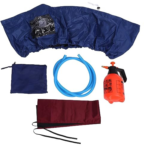 Kit de Nettoyage de Climatiseur, Sortie de Couvercle Murale pour Ensemble de Couvercles, Hache avec Accessoires pour Bois de Chauffage