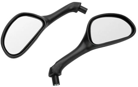 Lenkerendenspiegel Für GILERA Für Runner 50 125 180 200 Für FXR Für SP Für VXR SCHWARZ Paar RÜCKSPIEGEL Motorradspiegel Für Lenker