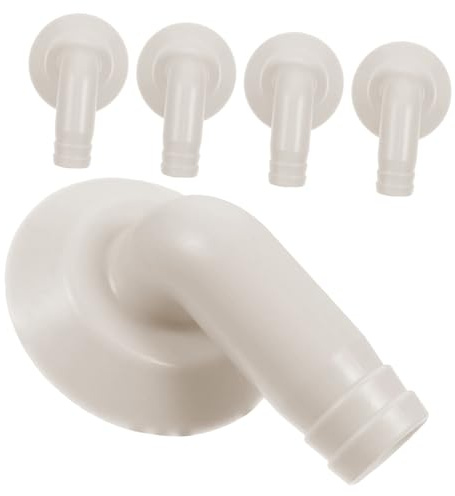 OSALADI 10pcs Air Conditioner Drain Hose Connector Flexible Hose Connector for Air Conditioning Unit Includes Elbow Fitting for Conditioner Drain Parts