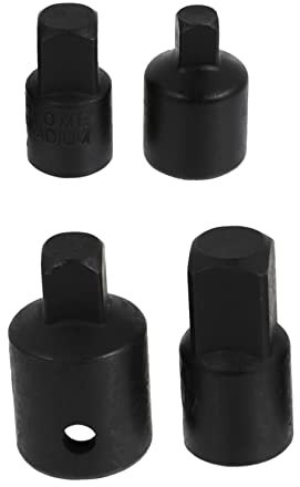 Uonlytech 4pcs Professional Socket Converters Socket Adapter Set for Ratchet Set Drive Extension Adapter