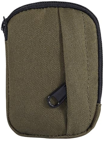 Pochettes de Ceinture Utilitaires pour Homme – Petits Sacs Utilitaires d'extérieur à Fermeture éclair – Étui Portefeuille Portable en Nylon pour Ceinture, Porte-Monnaie, Porte-Cartes pour Le Camping