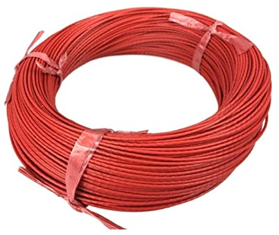 IBOWZ Cable Electronica, Cable Calefactor para Asiento de Coche, Cable Calefactor para Manta eléctrica de 12-48 V, Cable Calefactor de bajo Voltaje, Cable de Tierra