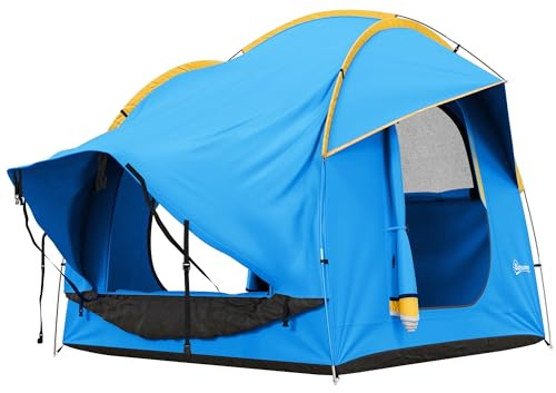 Outsunny Tente de Voiture hayon Famille 5-6 Personnes pour SUV