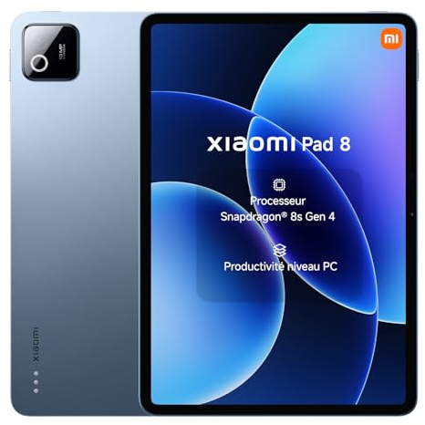 XIAOMI Pad 8, Tablet 8+256 GB, Blu, Snapdragon® 8s Gen 4