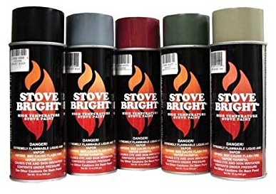 FORREST Hi-Temperature 1200 deg. Stove and Fireplace Paint (Sand)