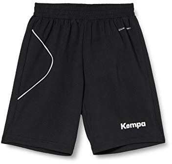 Kempa barn kurviga shorts schwarz/Weiß 128