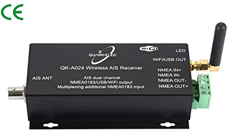 Quark-Elec QK-A024 kompakt AIS-mottagare med dubbla kanaler