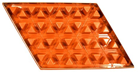Zila Tortenform, Silikon Backform Raute für 40 Dreiecke
