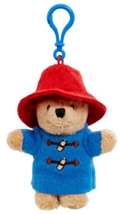 Rainbow Designs Porte-clés classique en forme d'ours Paddington – Cadeau ours Paddington, porte-clés léger de 9,5 cm avec accessoires distinctifs et célèbres ours Paddington, breloque porte-clés pour