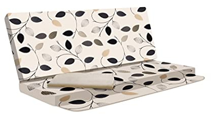 TECNOCUCI Cojín desenfundable para balancín de 3 plazas – 100% Fabricado en Italia – Ideal para Exteriores (Jardines y Patios)