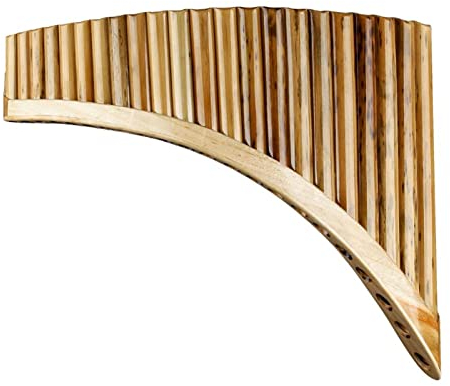 KESHUO Wasser-Bambus-Spots Pan-Flöte 22 Rohre G Key Pan Flöte Hohe Qualität Pan Rohre Woodwind Instrument Studentische Panflöte (Color : Left-Hand)
