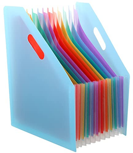 Operitacx Ordner Organpaket A4-briefpapier-organizer Dateiordner Erweitern Vertikaler Dateiordner Dokument-organizer Akkordeonordner Aus Kunststoff Bürobedarf Fase Halterung Student Plastik
