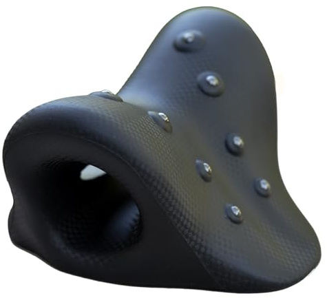 ABB4US Oreiller Cervical Magnétique Noir | 8 Points Magnétiques | Traction