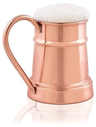 Kayrana Handmade Copper Beer Mug, Beer Stein, and Moscow Mule Mug – Premium Copper Drinkware for Beer and Cocktails – Lovely Gift for Any Occasion