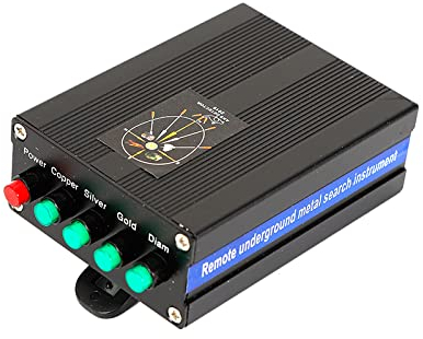 Queeucaer Metalldetektor, Antennen Edelsteine Diamant Finder Schatzsucher, Scanner Lange Reichweite Gold Metall für Silber Kupfer Diamant, mit Tragetasche
