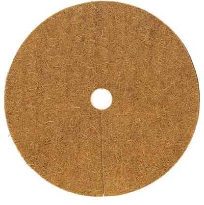 Tappetino in fibra di cocco - 10 pezzi in fibra di cocco, tappetino protettivo per alberi ad anelli di pacciamatura tappeto anulare di pacciame di noce di cocco per vaso, alberi, interni ed esterni