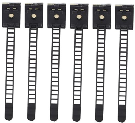 Uonlytech Cache-câbles Pour Organiser 50 Pièces Clips Décoratifs Clips De Câbles Adhésifs Clips De Cordon Métallique Pour La Maison Le Bureau Et La Voiture