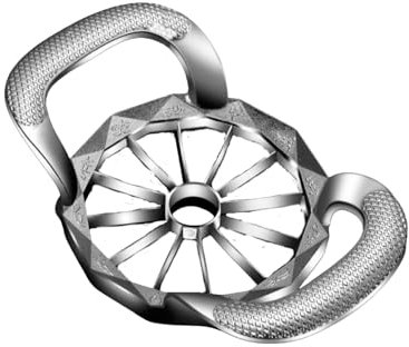 1 unidad Descorazonador de manzanas - Cortador manzana de acero inoxidable con 12 cuchillas afiladas - Ideal para manzanas, peras y verduras - Alta eficiencia