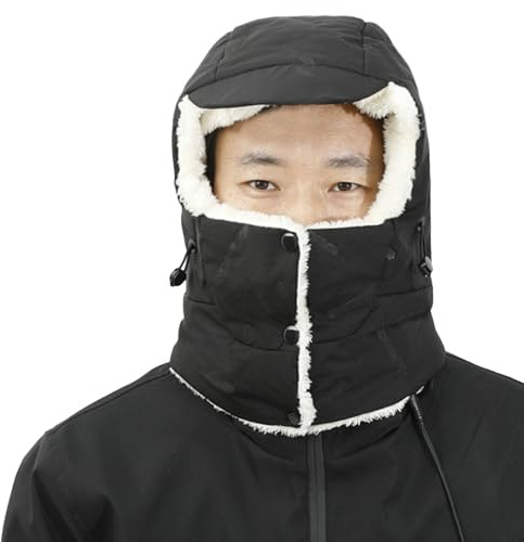 Bonnet chauffant pour homme et femme avec batterie rechargeable pour l'hiver, le ski, le cyclisme, la pêche, par temps froid