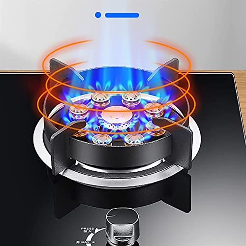 Fornello a gas a bruciatore singolo NG/GPL, apparecchio da cucina da incasso con FFD e griglie in ghisa, classe energetica A