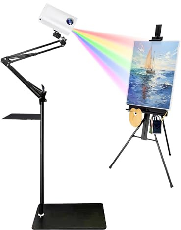 Generico Proiettore d'Arte Intelligente per tracciare Disegni, proiezione su Tela con Telecomando e Supporto, Ideale per artisti e hobbisti